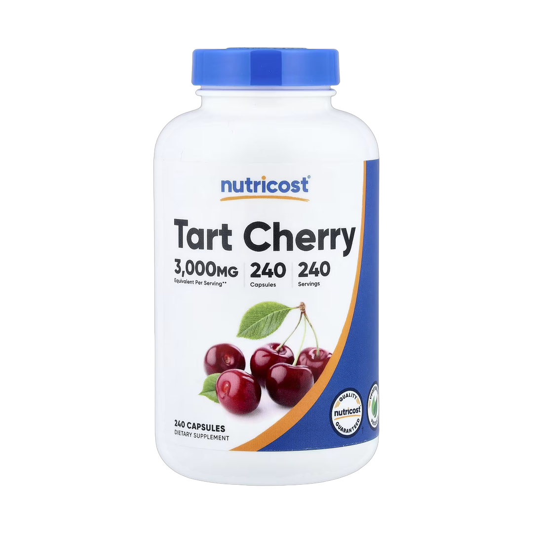 Nutricost, Tart Cherry, 240 Capsules front packaging view