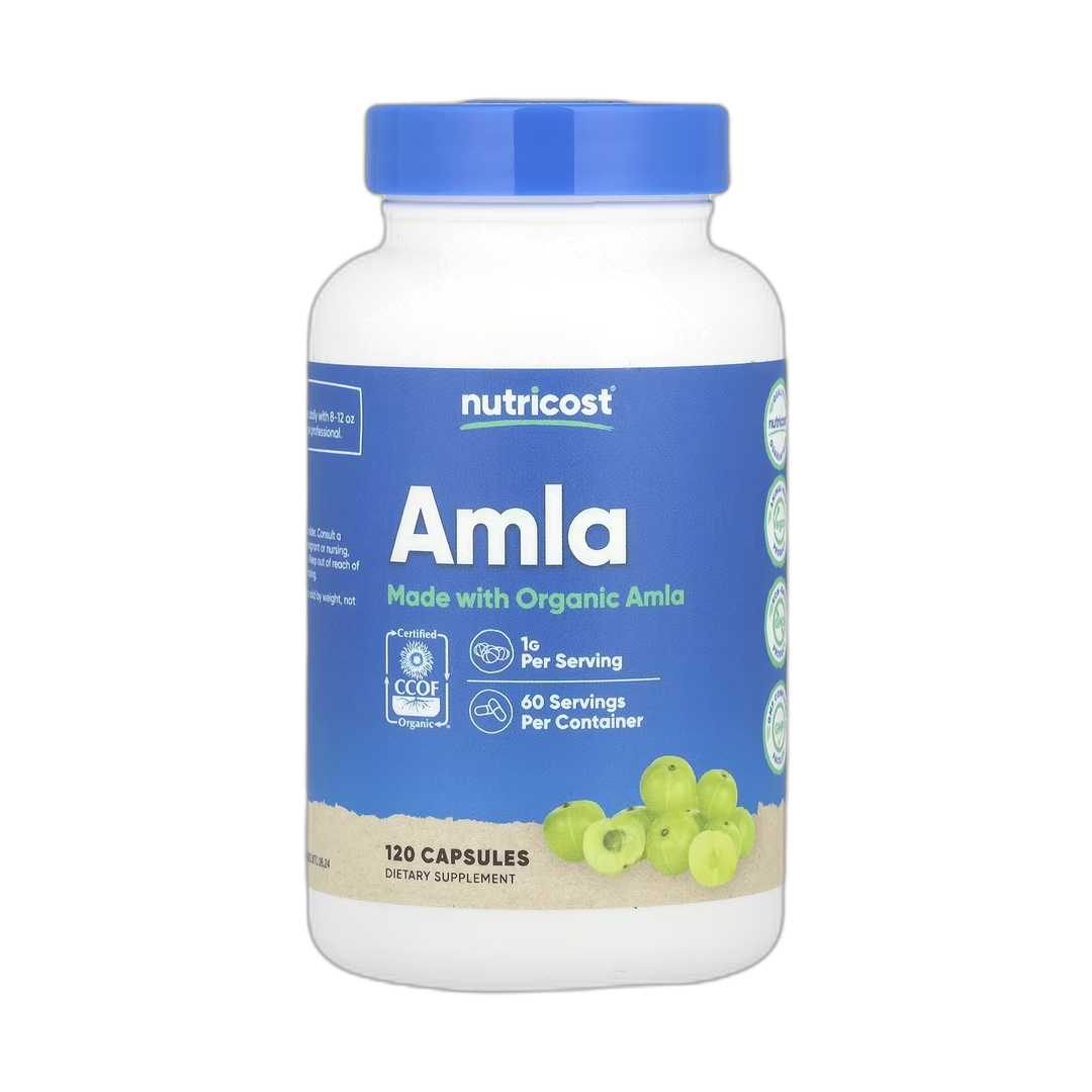 Nutricost, Amla, 120 Capsules front packaging view