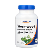 Nutricost, Wormwood, 450 mg, 120 Capsules front packaging view