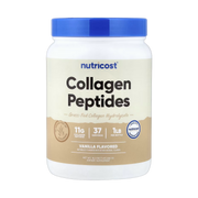 Nutricost, Collagen Peptides, Vanilla, 1 lb, 454 g front packaging view