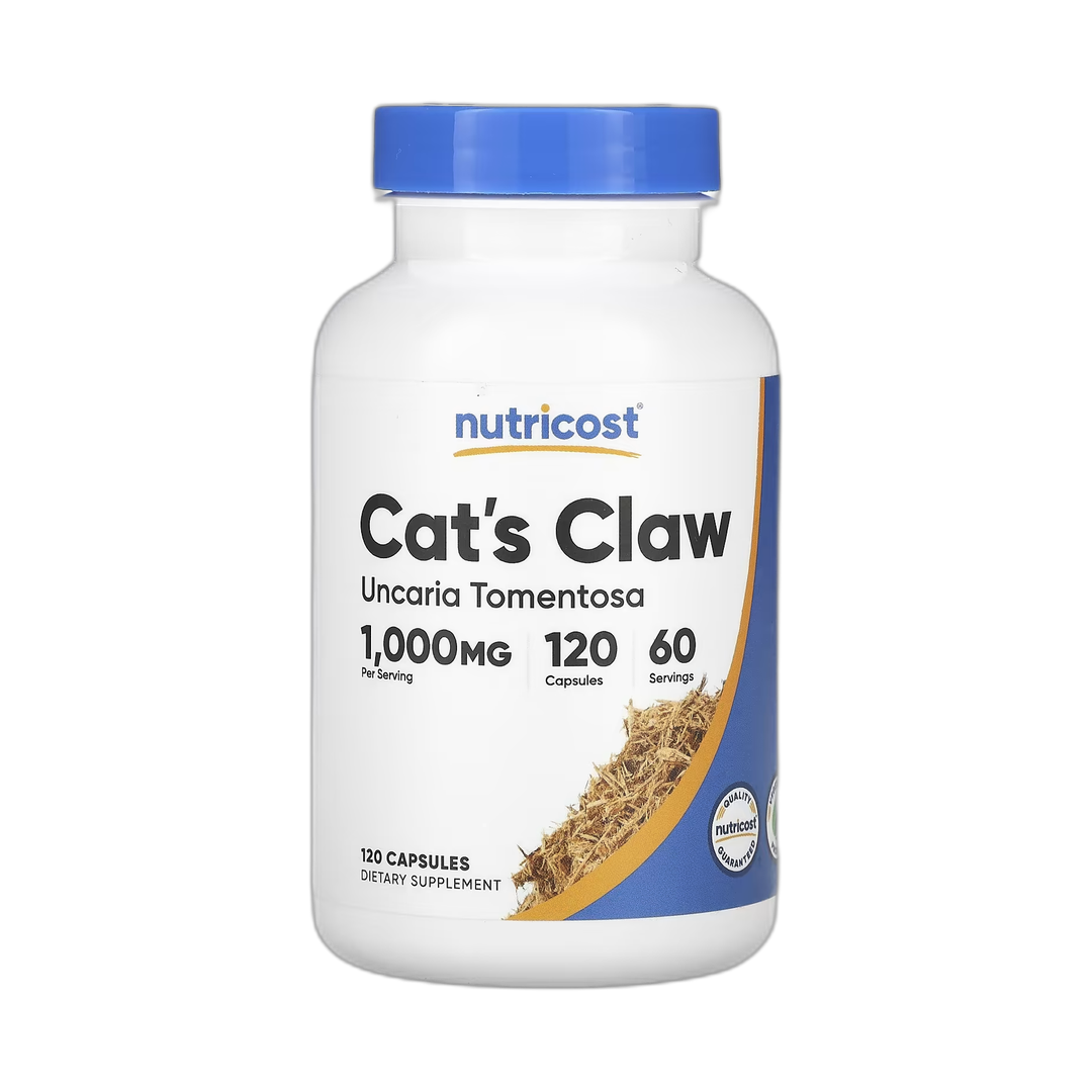 Nutricost, Cat's Claw, 120 Capsules front packaging view
