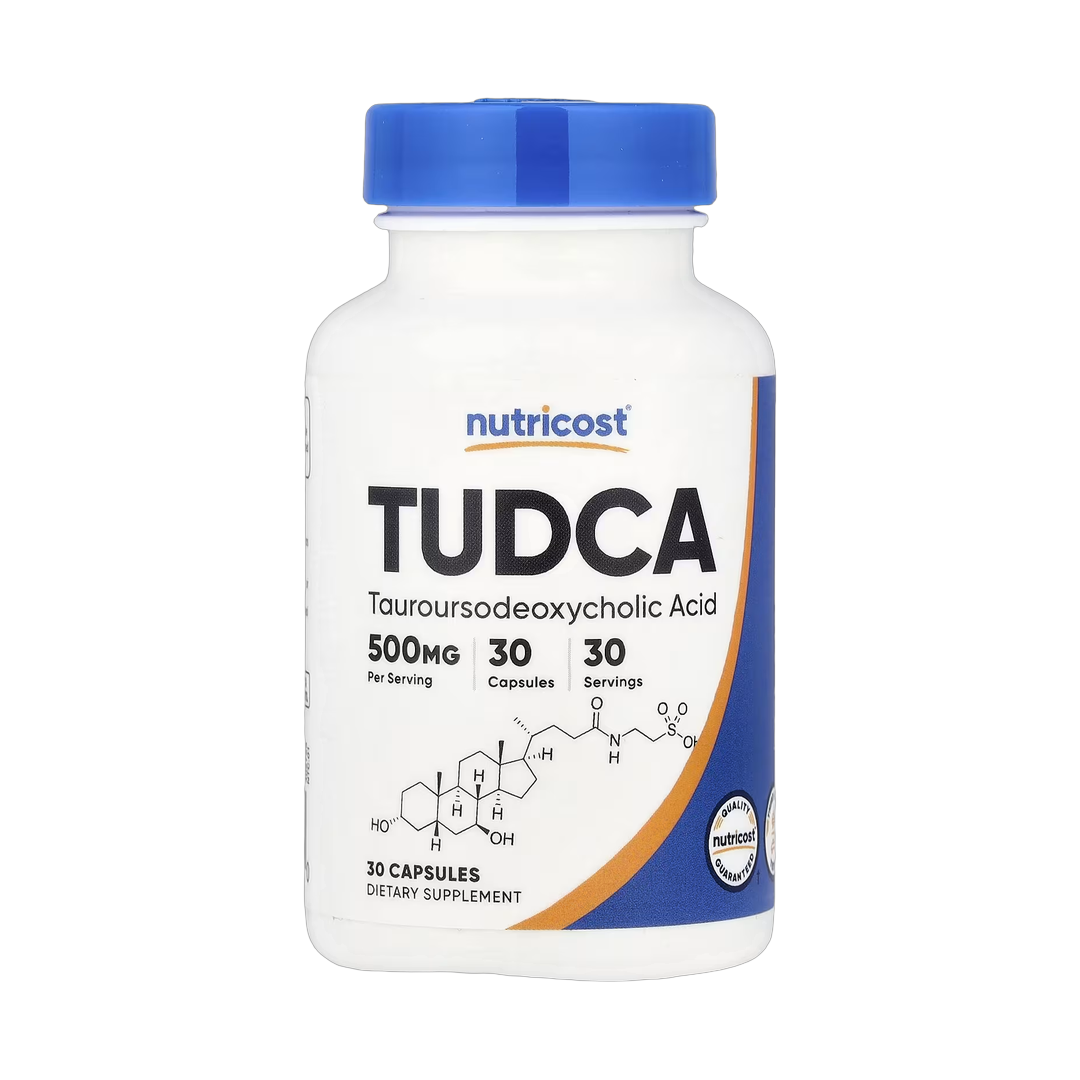 Nutricost, TUDCA, 500 mg, 30 Capsules front packaging view