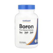 Nutricost, Boron, 5 mg , 240 Capsules front packaging view