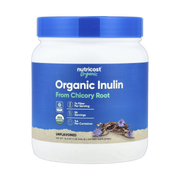 Nutricost, Organic Inulin Powder, Unflavored, 16.2 oz, 454 g front packaging view