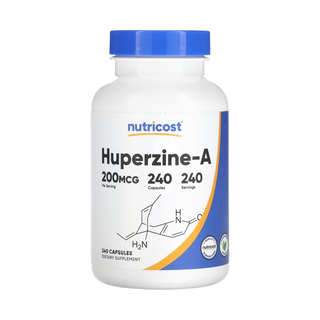 Nutricost, Huperzine-A, 200 mcg , 240 Capsules front packaging view