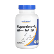 Nutricost, Huperzine-A, 200 mcg , 240 Capsules front packaging view