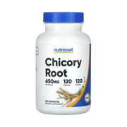 Nutricost, Chicory Root, 650 mg, 120 Capsules front packaging view