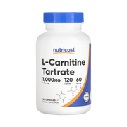 Nutricost, L-Carnitine Tartrate, 120 Capsules front packaging view