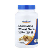 Nutricost, Spermidine Wheat Germ, 120 Capsules front packaging view