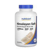 Nutricost, Himalayan Salt , 1,000 mg , 240 Capsules front packaging view