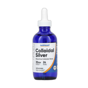 Nutricost, Colloidal Silver, Unflavored, 30 PPM, 4 fl oz, 118 ml front packaging view
