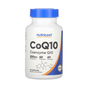 Nutricost, CoQ10, 200 mg, 60 Capsules front packaging view