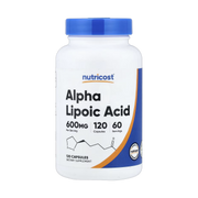 Nutricost, Alpha Lipoic Acid, 120 Capsules front packaging view