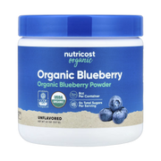 Nutricost, Organic Blueberry Powder, Unflavored, 8.1 oz, 227 g front packaging view