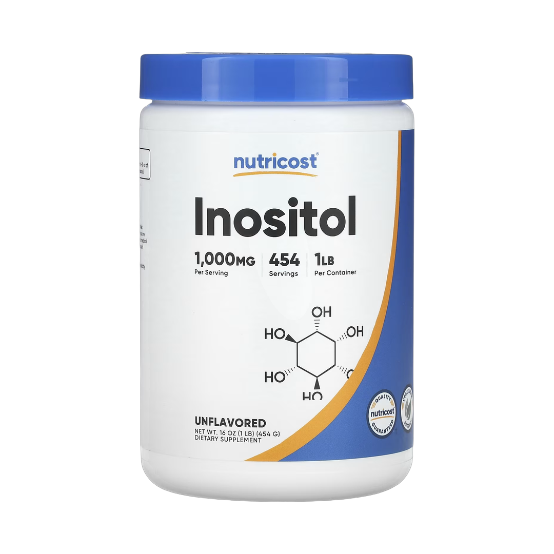 Nutricost, Inositol, Unflavored, 16 oz, 454 g front packaging view