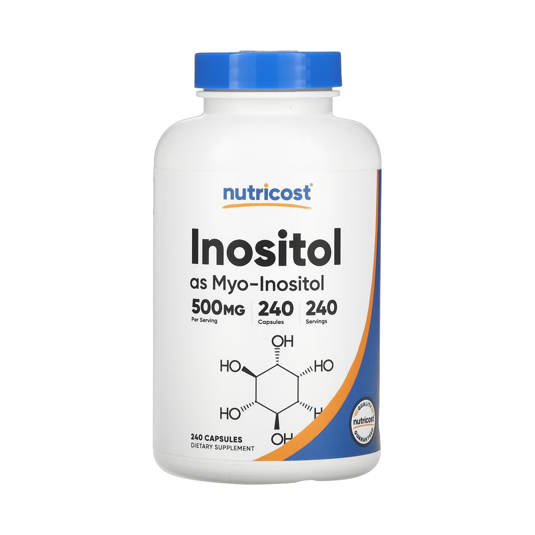 Nutricost, Inositol, 500 mg, 240 Capsules front packaging view