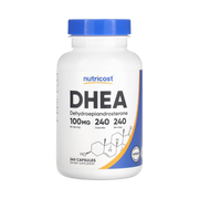 Nutricost, DHEA , 100 mg , 240 Capsules front packaging view