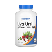 Nutricost, Uva Ursi, 4,500 mg, 240 Capsules front packaging view