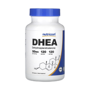 Nutricost, DHEA, 50 mg, 120 Capsules front packaging view