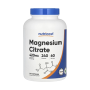 Nutricost, Magnesium Citrate, 240 Capsules front packaging view