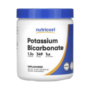 Nutricost, Potassium Bicarbonate, Unflavored, 16 oz, 454 g front packaging view