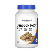 Nutricost, Burdock Root, 500 mg, 120 Capsules front packaging view