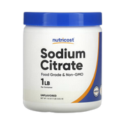 Nutricost, Sodium Citrate, Unflavored, 16 oz, 454 g front packaging view