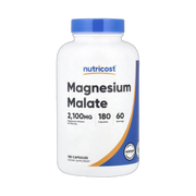 Nutricost, Magnesium Malate, 180 Capsules front packaging view