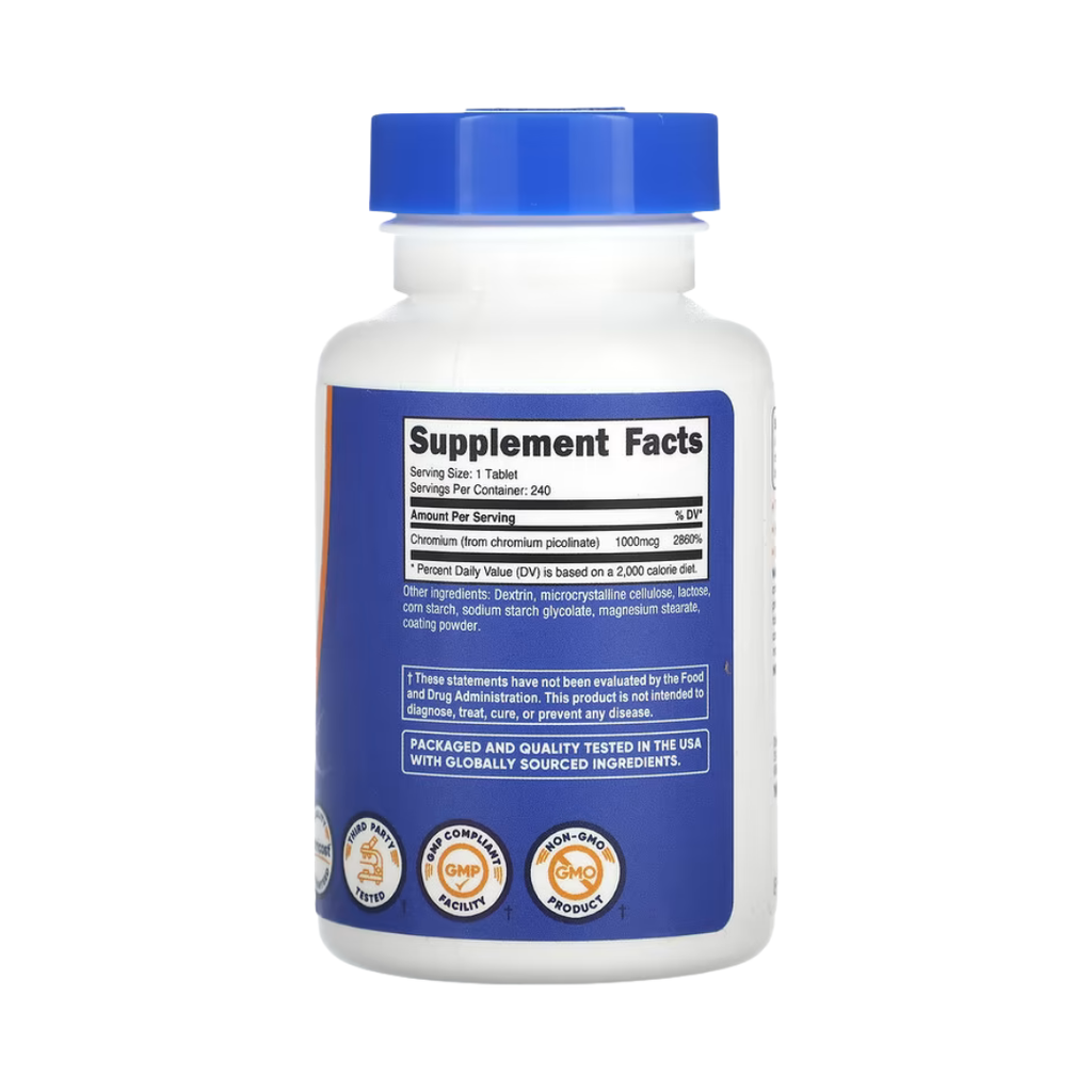 Nutricost, Chromium Picolinate, 1,000 mcg, 240 Tablets