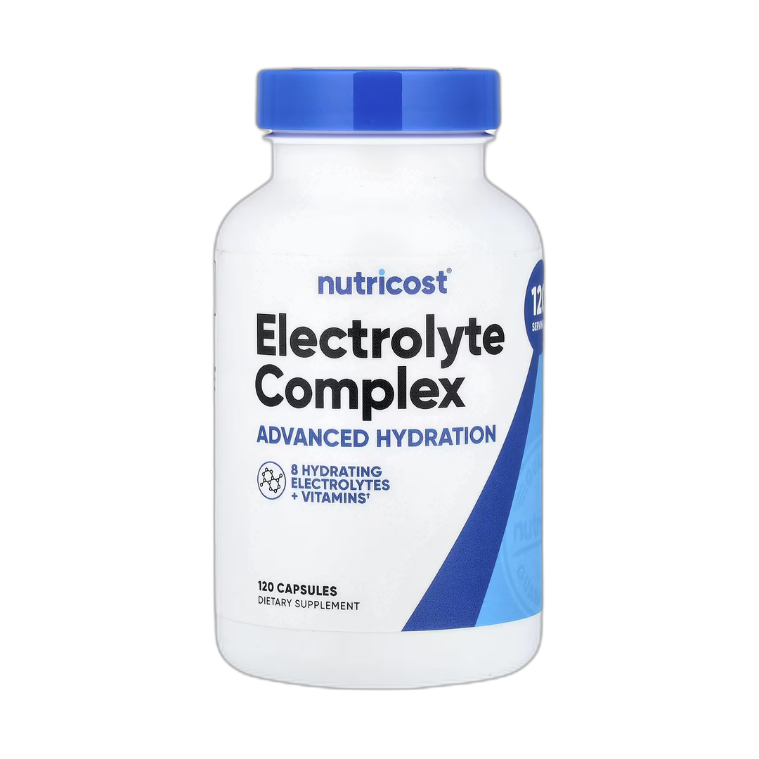 Nutricost, Electrolyte Complex, 120 Capsules front packaging view