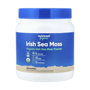 Nutricost, Organic Irish Sea Moss Powder, Unflavored, 16.2 oz, 454 g front packaging view