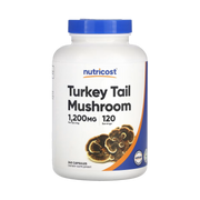Nutricost, Turkey Tail Mushroom, 240 Capsules front packaging view