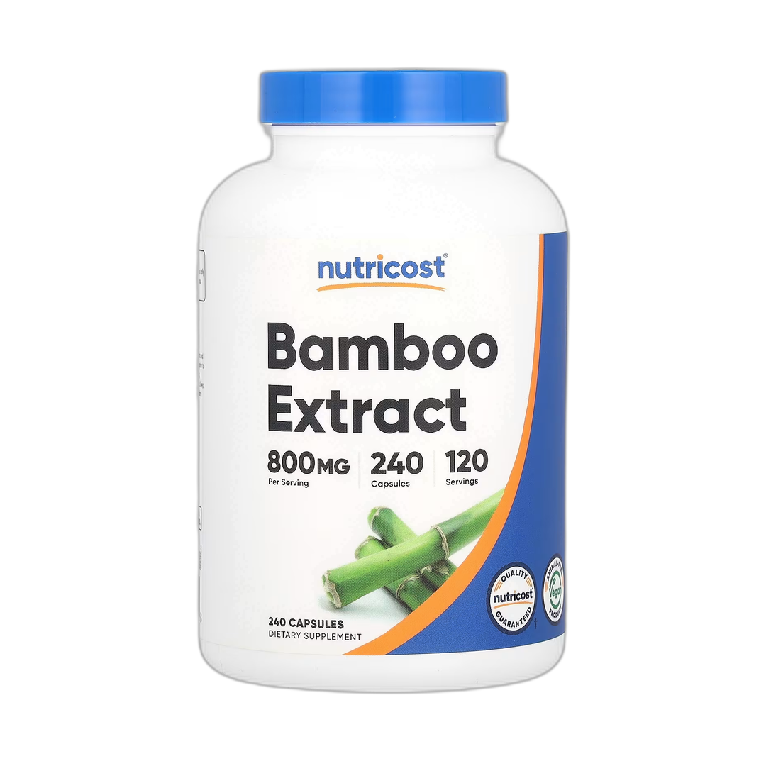 Nutricost, Bamboo Extract, 240 Capsules front packaging view