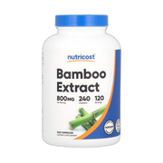 Nutricost, Bamboo Extract, 240 Capsules front packaging view