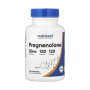 Nutricost, Pregnenolone, 30 mg, 120 Capsules front packaging view