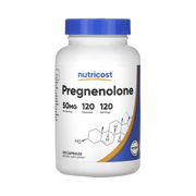 Nutricost, Pregnenolone, 50 mg, 120 Capsules front packaging view