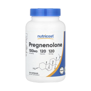 Nutricost, Pregnenolone, 100 mg, 120 Capsules front packaging view