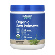 Nutricost, Organic Saw Palmetto, Unflavored, 8.1 oz, 227 g front packaging view