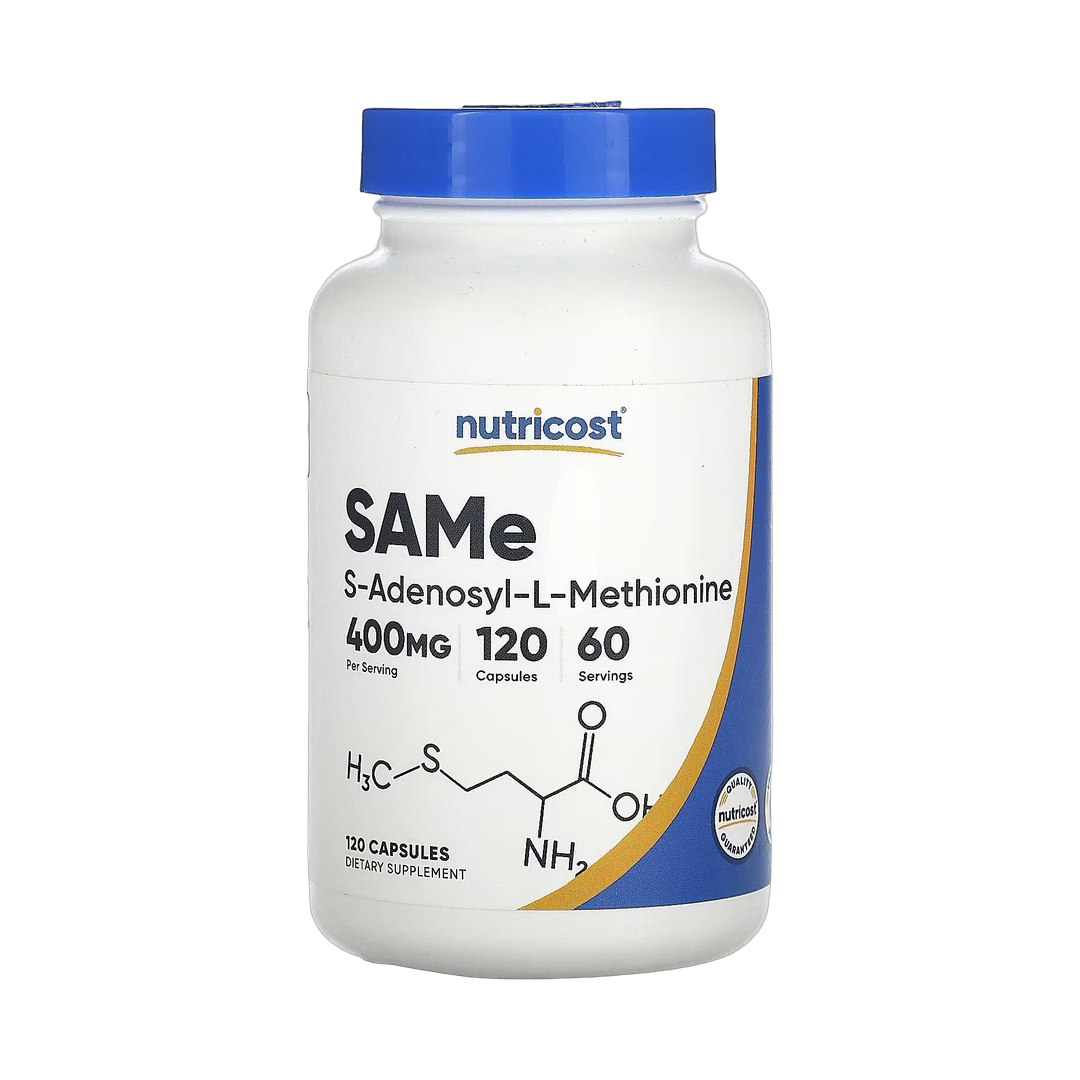Nutricost, SAMe, 120 Capsules front packaging view