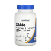 Nutricost, SAMe, 120 Capsules front packaging view