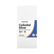 Nutricost, Colloidal Silver, Unflavored, 150 mcg, 8 fl oz, 240 ml front packaging view