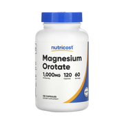 Nutricost, Magnesium Orotate, 120 Capsules front packaging view