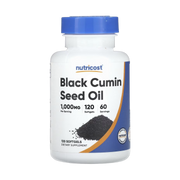Nutricost, Black Cumin Seed Oil, 120 Softgels front packaging view