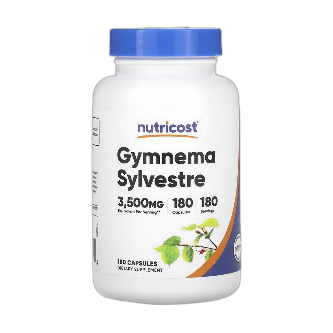 Nutricost, Gymnema Sylvestre, 3,500 mg, 180 Capsules front packaging view