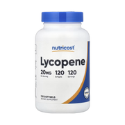 Nutricost, Lycopene, 20 mg, 120 Softgels front packaging view