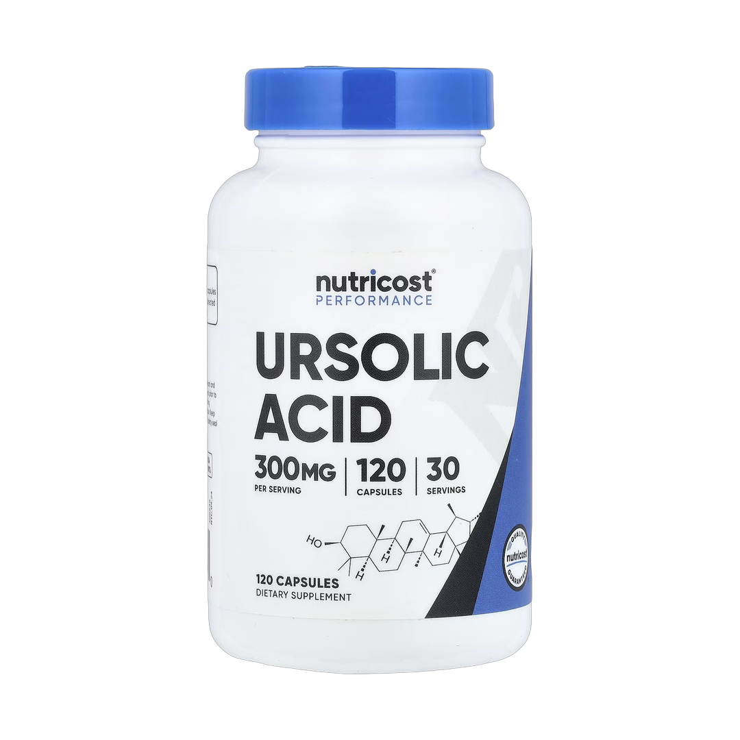 Nutricost, Performance, Ursolic Acid, 120 Capsules front packaging view