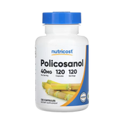 Nutricost, Policosanol, 40 mg, 120 Capsules front packaging view