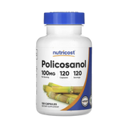 Nutricost, Policosanol, 100 mg, 120 Capsules front packaging view