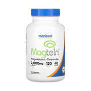 Nutricost, Magtein, Magnesium L-Threonate, 120 Capsules front packaging view