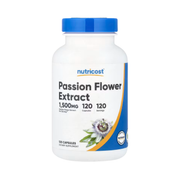 Nutricost, Passion Flower Extract, 1,500 mg, 120 Capsules front packaging view